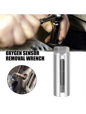 7/8'' 22mm O2 Oxygen Sensor Socket Wrench 1/2" Driver Offset Remover Socket Tool